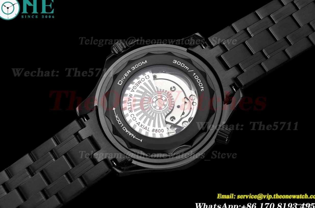 42mm PVD Seamaster Black MY8215 300m Dial PVD GDF 0130